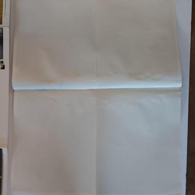 Two Beatles posters - All Lyrics 1968 - and headshots