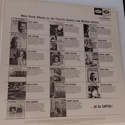 Three country Records LP's -Kings of Country ,usic - The world of Country music and live from Nashville