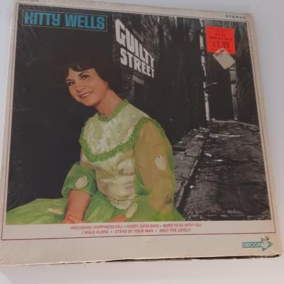 Three records Lp's Kitty Wells - Pure Prairie league - and Roy Rogers