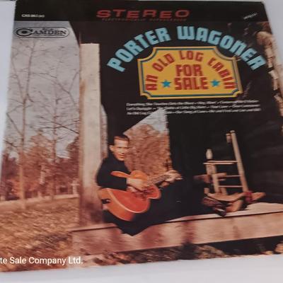 Three Porter Wagoner records Lp's - Your old Love letters- Satisfied Mind - An old Log Cabin