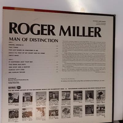 Three records Lp's - Hank Locklin Sings - Roger Miller - Merle Haggard