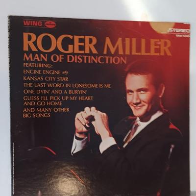 Three records Lp's - Hank Locklin Sings - Roger Miller - Merle Haggard