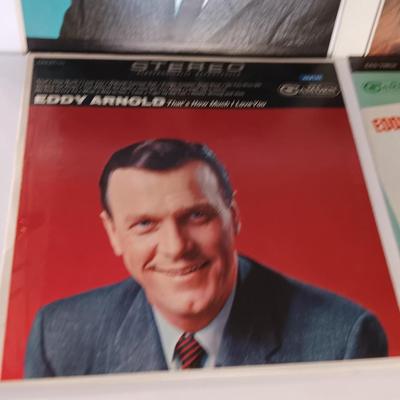 Four Eddy Arnold records Lp's - More - Sings them Again - That's how much I love you - Eddy's songs