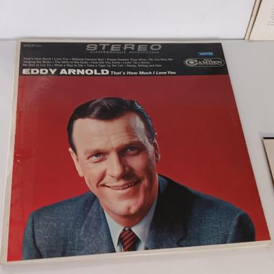 Four Eddy Arnold records Lp's - More - Sings them Again - That's how much I love you - Eddy's songs