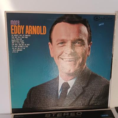 Four Eddy Arnold records Lp's - More - Sings them Again - That's how much I love you - Eddy's songs