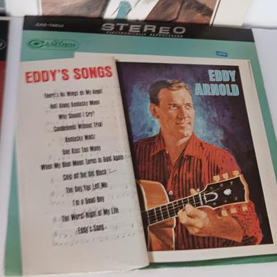 Four Eddy Arnold records Lp's - More - Sings them Again - That's how much I love you - Eddy's songs