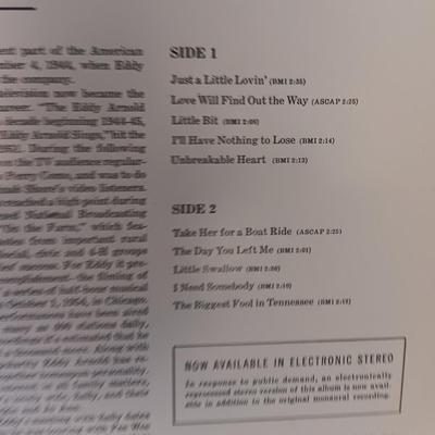 Four Eddy Arnold records Lp's - More - Sings them Again - That's how much I love you - Eddy's songs
