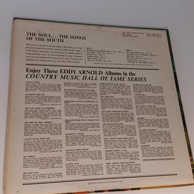 Three Eddy Arnold records Lp's - cattle call - The last word in Lonesome - Our man Down South