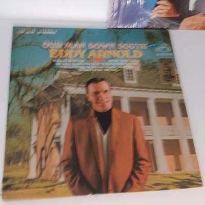 Three Eddy Arnold records Lp's - cattle call - The last word in Lonesome - Our man Down South