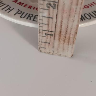 Tin tobacco tins and Collectible Coors pottery ashtray