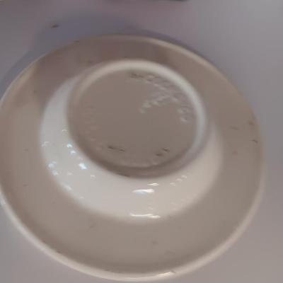 Tin tobacco tins and Collectible Coors pottery ashtray