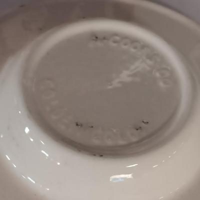 Tin tobacco tins and Collectible Coors pottery ashtray