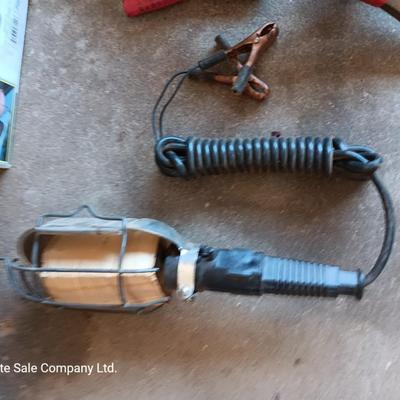 Wintertime Automotive must haves - Jumper cables - Work light - and AC powered heater