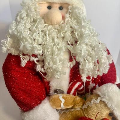 Regency International 38" Glitzy Sitting Santa