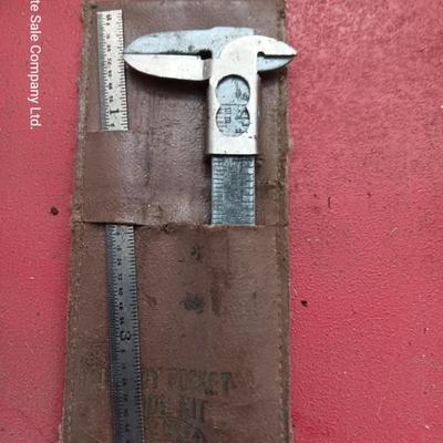 Collectible vintage small tools with antique drill - small plainer -
