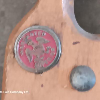 Sledgehammer - crowbar - large sheers- and a hand saw