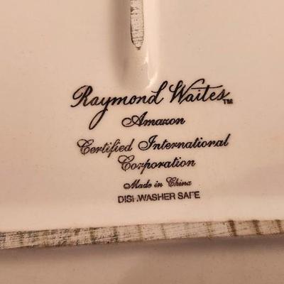 Lot #67  Gorgeous Large Raymond Waites Serving Platter