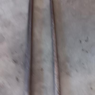 Two steel prybars