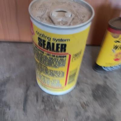 Older collectible cans and metal containers of chemicals