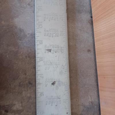 Hand saw - Level - pry bar and a Square