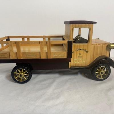 Vintage Ghirardelli Chocolate Factory Hand Crafted Wood Truck