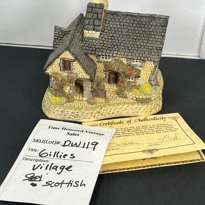 David White Gillie's Scottish cottage