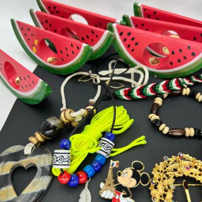 Betsey Johnson Watermelon bag costume jewelry