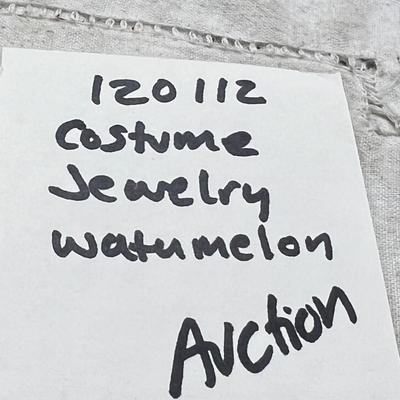 Betsey Johnson Watermelon bag costume jewelry