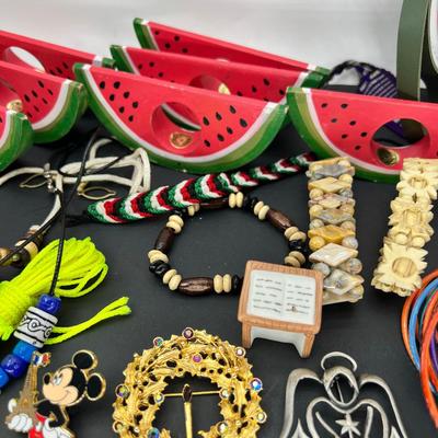 Betsey Johnson Watermelon bag costume jewelry