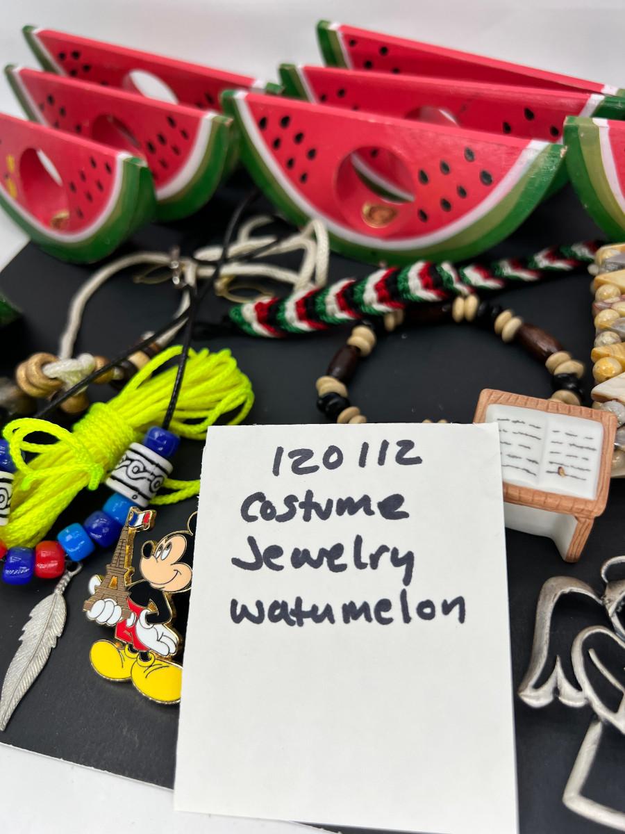 Betsey Johnson Watermelon bag costume jewelry EstateSales