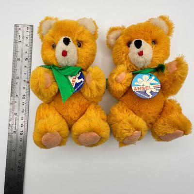 1960â€™s Vintage Shanghai Golden Mohair Teddy Bears (2)