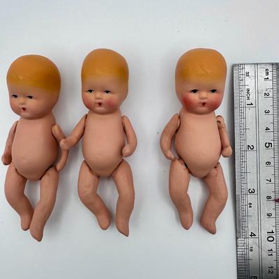 1940â€™s Vintage Kerr Hinz Jointed Baby Dolls (3)