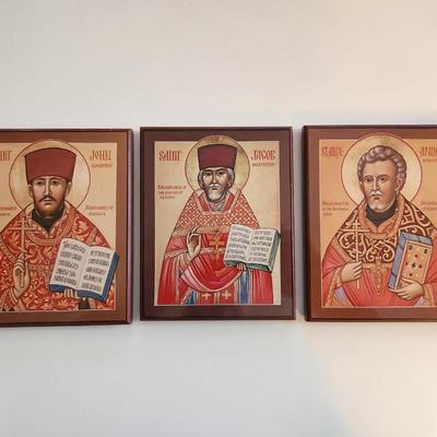 Trio of Saints Icons