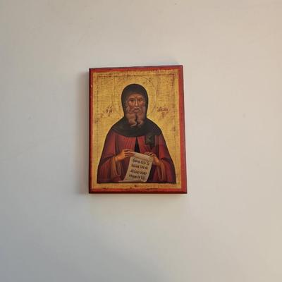 Icon of the Sleeping Saint Plus Three More Icons