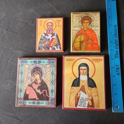 Icons of St. Athanasius, St. Teresa and Two More