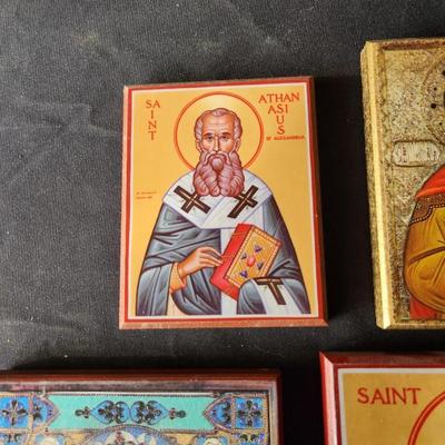 Icons of St. Athanasius, St. Teresa and Two More