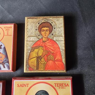 Icons of St. Athanasius, St. Teresa and Two More