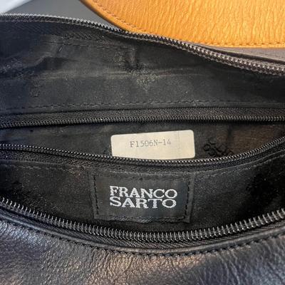 Franco Sarto Black & Yellow Purse