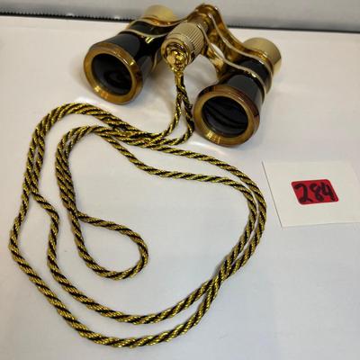 Gold & Black Opera Binoculars