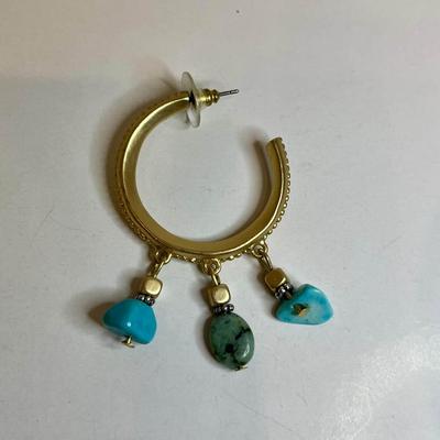 2 Pairs Turquoise Earring 