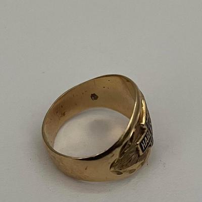 Gold Harley-Davidson Ring - Size 10