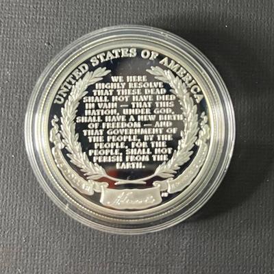 United States Mint - Abraham Lincoln Commemorative Silver Dollar 