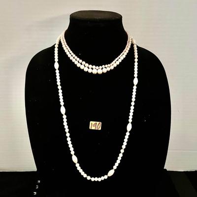 Variety of Pearl Necklaces