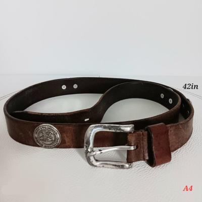 NRA Leather Belt - 42