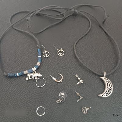 Bear, Moon, & Peace Jewelry Assortment