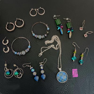 Blue & Green Earring Assortment