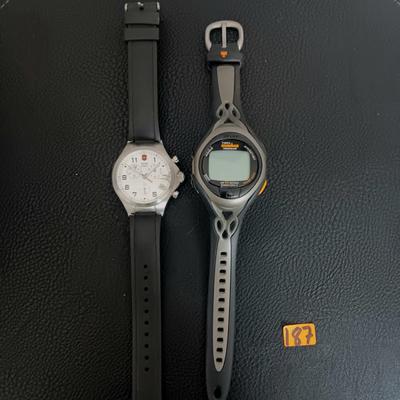 Swiss Army Watch and Timex Ironman Triathlon Watch