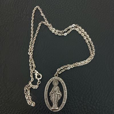 Religious Pendant Chain Necklace