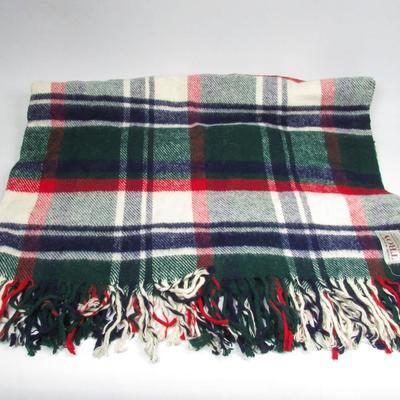 Tartan Plaid Throw Blanket Troy made in USA