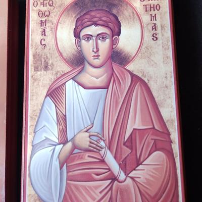 Icons of St. Columba, St. Thomas and St. Michael the Archangel